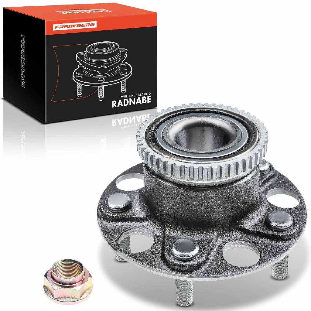 Frankberg 1x Radnabe Radlagersatz Hinterachse beidseitig für Honda Accord VII Tourer 2.0L 2.2L 2.4L 2006-2008
