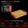 2x Luftfilter Filtereinsatz für Saab 9-3 YS3F D75 E50 Cadillac BLS 1.9L Bild 2x Luftfilter Filtereinsatz für Saab 9-3 YS3F D75 E50 Cadillac BLS 1.9L