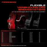 1x Bremsschlauch Bremsschläuche Vorderachse Links oder Rechts für KIA Carens I FC Sephia Shuma