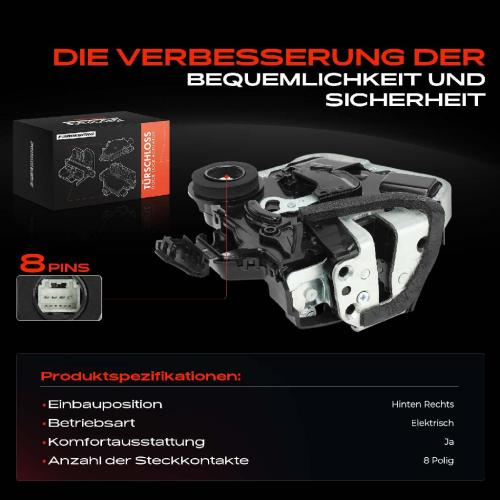 1x Türschloss Hinten Rechts für Lexus RX Toyota Land Cruiser 200 3.5L 4.5L 4.6L 4.7L Bj ab 2007 Bild 1x Türschloss Hinten Rechts für Lexus RX Toyota Land Cruiser 200 3.5L 4.5L 4.6L 4.7L Bj ab 2007