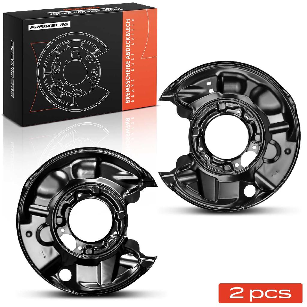 Frankberg 2x Ankerblech Bremsscheibe Hinterachse Beidseitig für Mercedes-Benz W203 C 180 CL203 S203 C209
