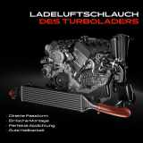 1x Kühlerschlauch Turboschlauch für VW Crafter 30-35 Bus 30-50 Kasten Pritsche/Fahrgestell