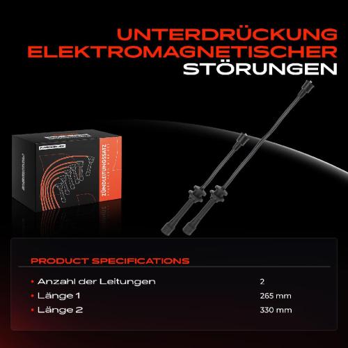 2x Zündleitungssatz Zündkabel für KIA Carens I FC Clarus K9A Shuma FB 1.8L Bild 2x Zündleitungssatz Zündkabel für KIA Carens I FC Clarus K9A Shuma FB 1.8L