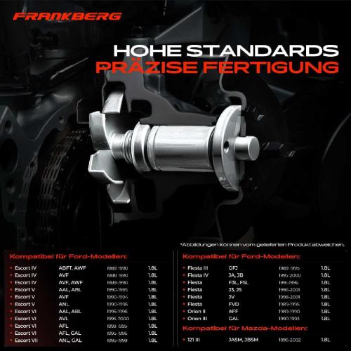 Frankberg 1x Wasserpumpe Kühlwasserpumpe für Ford Escort V IV VI Fiesta III Orion II Mazda 121 III 1.8L Bild Frankberg 1x Wasserpumpe Kühlwasserpumpe für Ford Escort V IV VI Fiesta III Orion II Mazda 121 III 1.8L