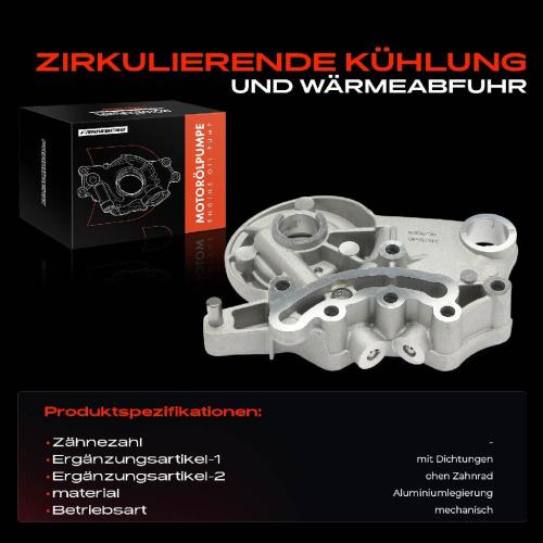 Frankberg 1x Ölpumpe für VW Golf 5 6 Passat CC Audi A1 A3 A4 A5 TT Seat Exeo Skoda Bild Frankberg 1x Ölpumpe für VW Golf 5 6 Passat CC Audi A1 A3 A4 A5 TT Seat Exeo Skoda