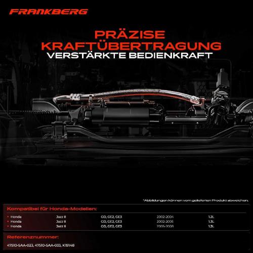 1x Seilzug Feststellbremse Hinterachse rechts für Honda Jazz II GD GE2 GE3 1.2L 1.3L Bild 1x Seilzug Feststellbremse Hinterachse rechts für Honda Jazz II GD GE2 GE3 1.2L 1.3L