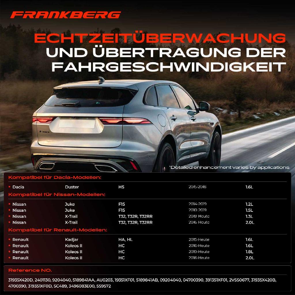 1x Geschwindigkeitssensor für Dacia Duster Nissan Juke F15 X-Trail