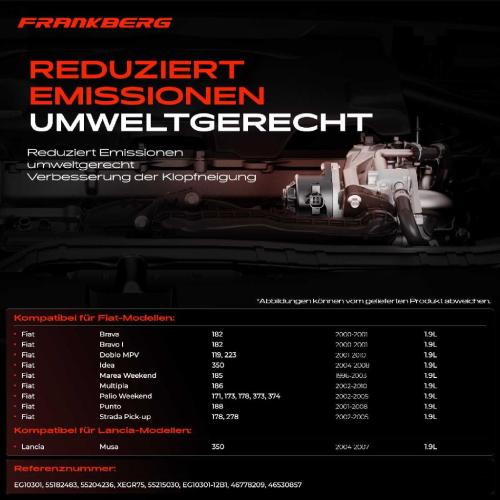 1x AGR-Ventil Abgasrückführungsventil für Fiat Brava Bravo I Doblo Kasten/MPV Idea Marea Weekend Lancia Bild 1x AGR-Ventil Abgasrückführungsventil für Fiat Brava Bravo I Doblo Kasten/MPV Idea Marea Weekend Lancia