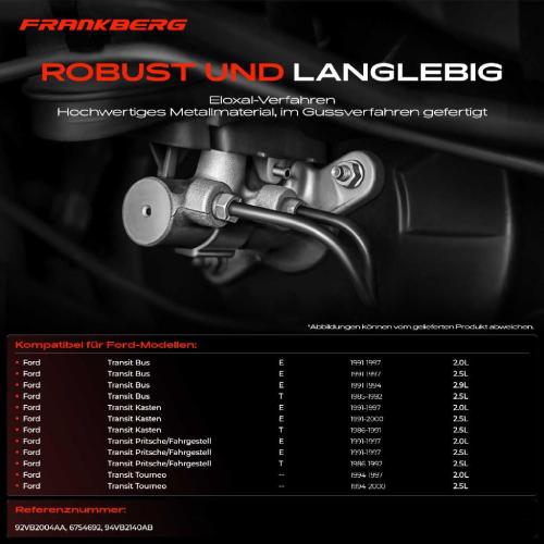 1x Hauptbremszylinder Bremszylinder für Ford Transit Kasten Bus Pritsche/Fahrgestell Bild 1x Hauptbremszylinder Bremszylinder für Ford Transit Kasten Bus Pritsche/Fahrgestell