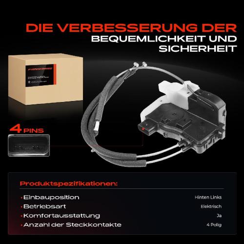 1x Türschloss Hinten Links für Hyundai iX35 EL ELH LM 1.6L 1.7L 2.0L 2.4L 2009-2015 Bild 1x Türschloss Hinten Links für Hyundai iX35 EL ELH LM 1.6L 1.7L 2.0L 2.4L 2009-2015