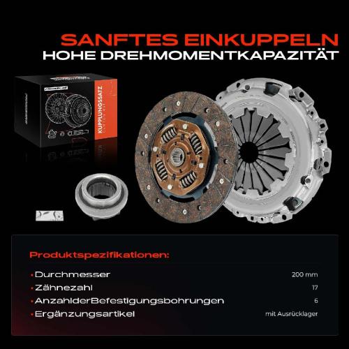 1x Kupplungssatz für MINI R56 R57 R55 R60 R58 R61 R59 Volvo C30 533 S40 II 544 V40 Kasten/Schrägheck Bild 1x Kupplungssatz für MINI R56 R57 R55 R60 R58 R61 R59 Volvo C30 533 S40 II 544 V40 Kasten/Schrägheck