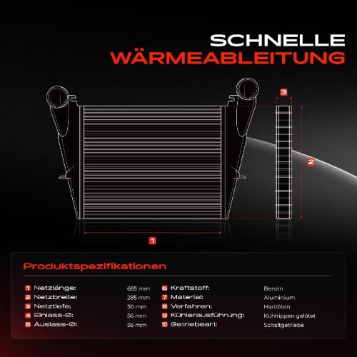 1x Ladeluftkühler Turbokühler für Opel Insignia A Zafira Tourer C Chevrolet Cruze Bild 1x Ladeluftkühler Turbokühler für Opel Insignia A Zafira Tourer C Chevrolet Cruze