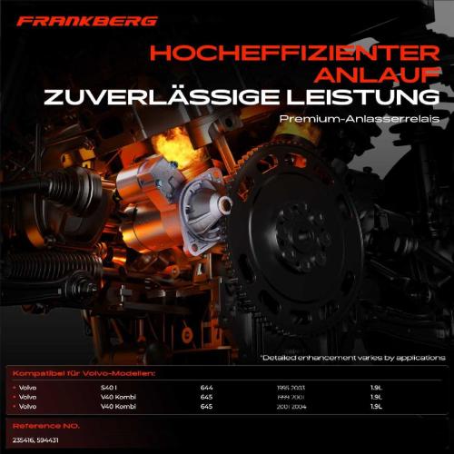 1x Magnetschalter Starter für Volvo S40 I 644 V40 Kombi 645 1.9L 1995-2004 Bild 1x Magnetschalter Starter für Volvo S40 I 644 V40 Kombi 645 1.9L 1995-2004