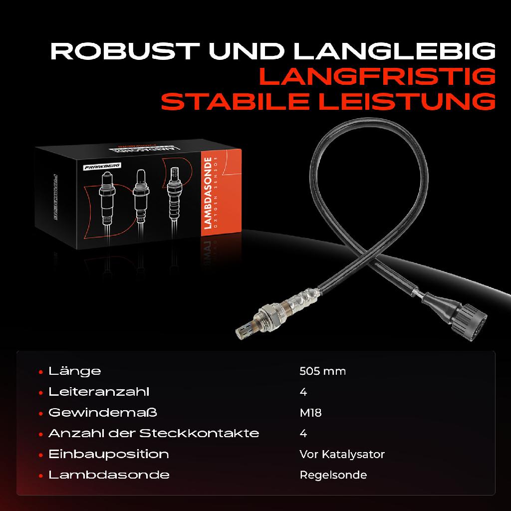 1x Lambdasonde Regelsonde Vor Katalysator für BMW 7er E32 750i iL V12 8er E31 850 CSi 850iCi