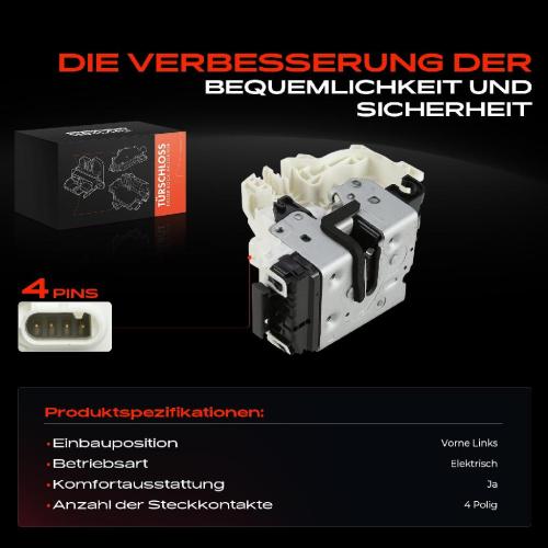 1x Türschloss Vorne Links für Chrysler 200 Stufenheck Dodge Avenger Durango Grand Caravan Journey Jeep Bild 1x Türschloss Vorne Links für Chrysler 200 Stufenheck Dodge Avenger Durango Grand Caravan Journey Jeep