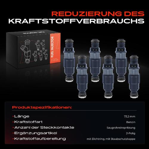 Frankberg 6x Einspritzventil Einspritzdüse für Opel Frontera A Omega B Vectra B CC Sintra Bild Frankberg 6x Einspritzventil Einspritzdüse für Opel Frontera A Omega B Vectra B CC Sintra