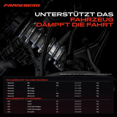2x Fahrwerksfeder Vorderachse für Hyundai i30 GD GD KIA Cee'D JD Sportswagon 2011-2018 Bild 2x Fahrwerksfeder Vorderachse für Hyundai i30 GD GD KIA Cee'D JD Sportswagon 2011-2018