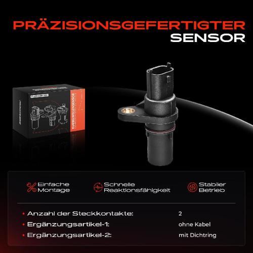 1x Kurbelwellensensor Impulsgeber für Saab 9-3 YS3F D75 Kombi Alfa Romeo 159 Opel Bild 1x Kurbelwellensensor Impulsgeber für Saab 9-3 YS3F D75 Kombi Alfa Romeo 159 Opel