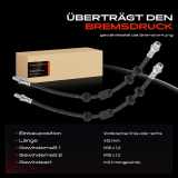 2x Bremsschlauch Bremsschläuche Vorne für Volvo S60 II 134 V60 I XC70 II 136