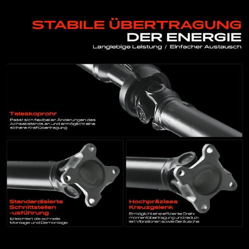 1x Kardanwelle Gelenkwelle Hinterachse für Mercedes-Benz Vito Bus W639 Vito/Mixto Kasten 2003-2014 Bild 1x Kardanwelle Gelenkwelle Hinterachse für Mercedes-Benz Vito Bus W639 Vito/Mixto Kasten 2003-2014