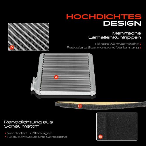 1x Wärmetauscher Innenraumheizung für Peugeot 308 II L3 LB LH LP LW308 SW II L4 LC Bild 1x Wärmetauscher Innenraumheizung für Peugeot 308 II L3 LB LH LP LW308 SW II L4 LC