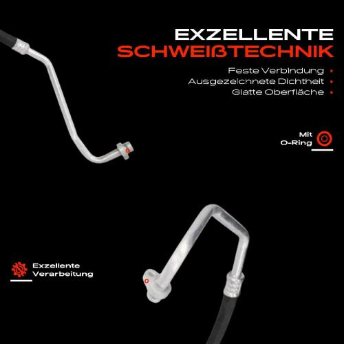 1x Hochdruckleitung Klimaanlage für Citroën C5 II III Peugeot 407 SW 6D 1.8L 2.0L 2.2L Bild 1x Hochdruckleitung Klimaanlage für Citroën C5 II III Peugeot 407 SW 6D 1.8L 2.0L 2.2L