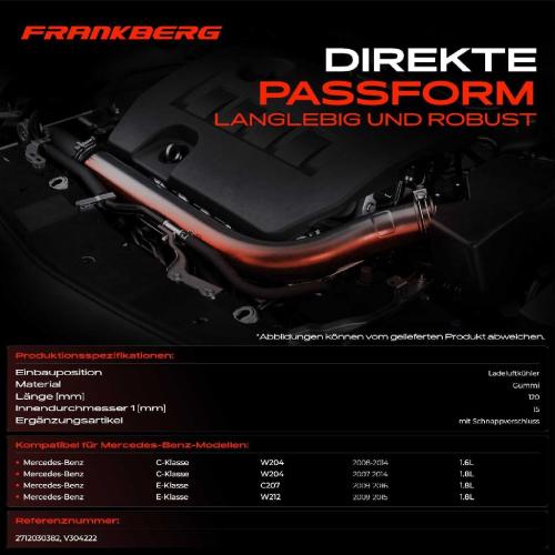 1x Kühlerschlauch Turboschlauch für Mercedes-Benz C-Klasse W204 E-Klasse W212 E-Klasse Coupe C207 Bild 1x Kühlerschlauch Turboschlauch für Mercedes-Benz C-Klasse W204 E-Klasse W212 E-Klasse Coupe C207