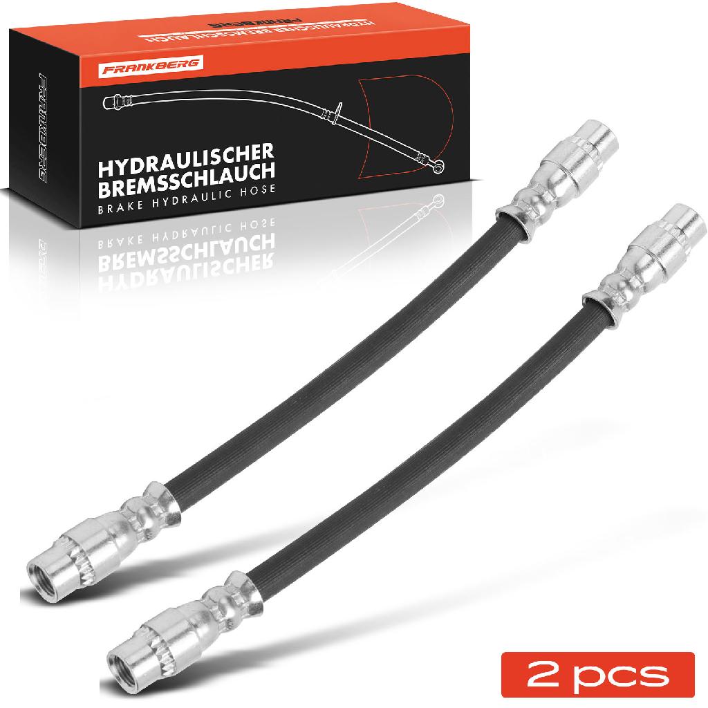 Frankberg 2x Bremsschlauch Bremsschläuche Hinterachse Links oder Rechts für Peugeot 206 Opel Vivaro Renault Fiat