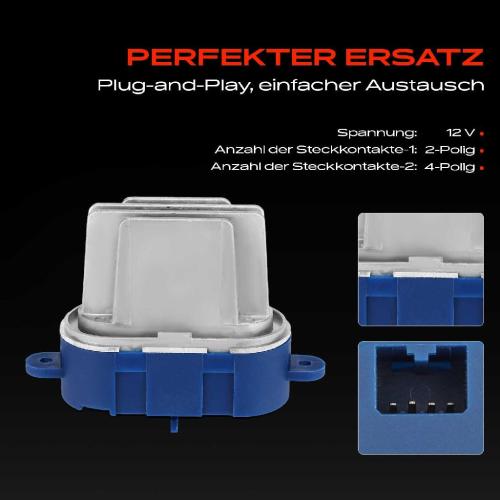 1x Widerstand Vorwiderstand Gebläsemotor für Alfa Romeo 159 GT Renault Laguna II Bild 1x Widerstand Vorwiderstand Gebläsemotor für Alfa Romeo 159 GT Renault Laguna II