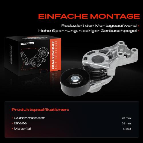 1x Spannrolle Riemenspanner für VW Polo Audi A2 Skoda Fabia Seat 1.4L Bild 1x Spannrolle Riemenspanner für VW Polo Audi A2 Skoda Fabia Seat 1.4L