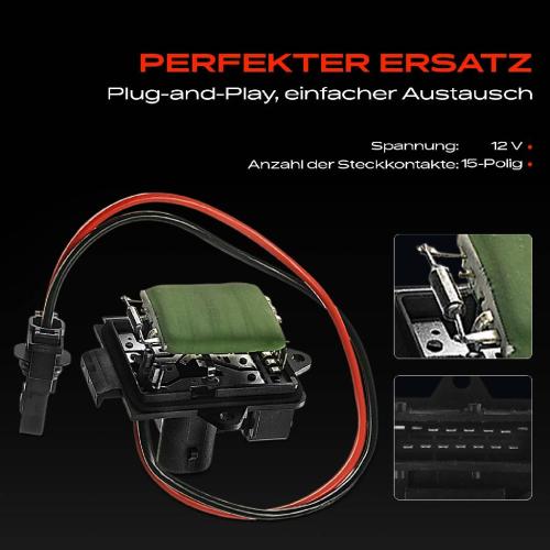 1x Widerstand Vorwiderstand Gebläsemotor für Renault Megane I BA0/1 EA0/1 DA0/1 KA0/1 LA0/1 Bild 1x Widerstand Vorwiderstand Gebläsemotor für Renault Megane I BA0/1 EA0/1 DA0/1 KA0/1 LA0/1