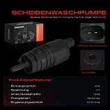 1x Waschwasserpumpe Scheibenreinigung Vorne für BMW E81 E87 F20 F21 E88 E82 F34