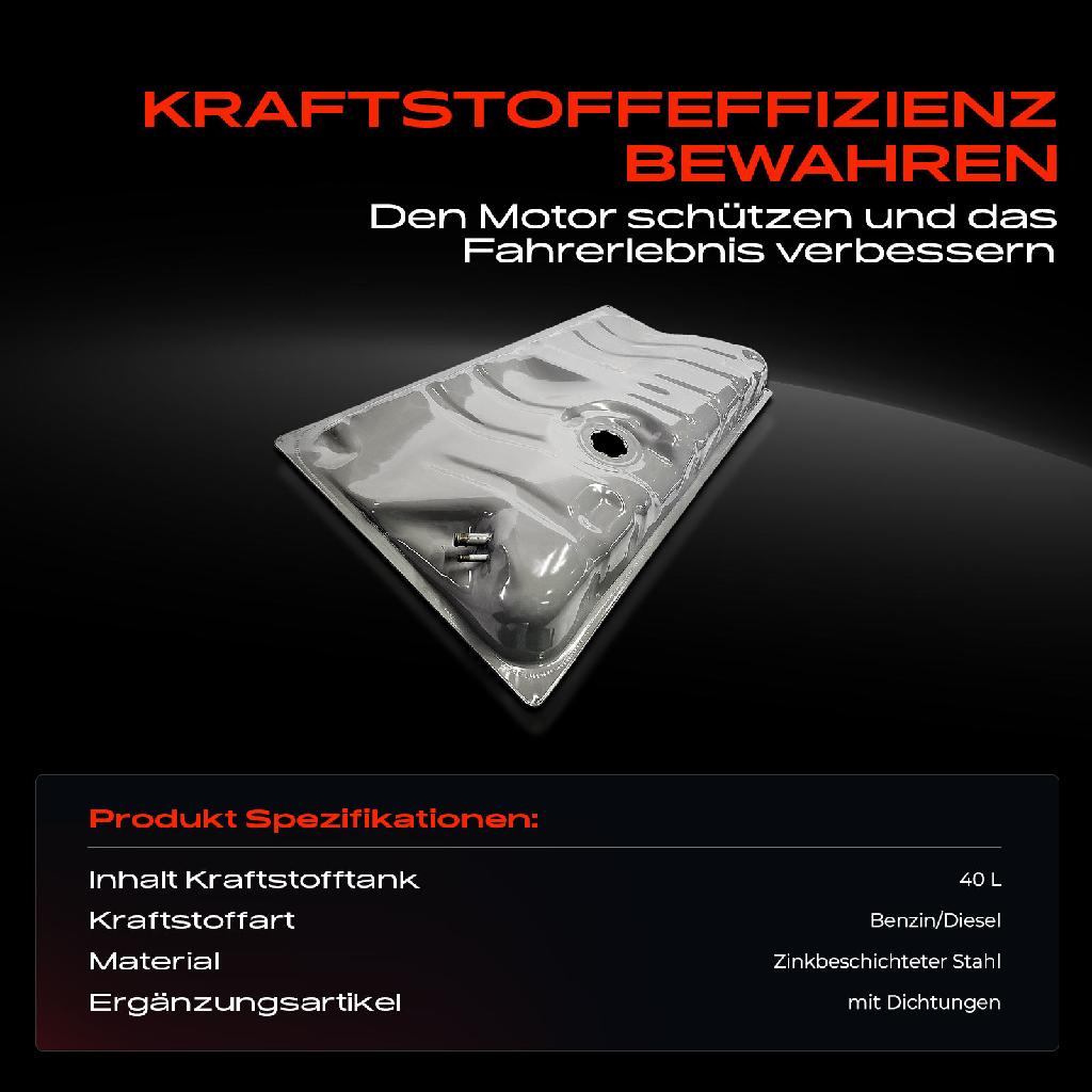 1x Kraftstofftank Kraftstoffbehälter für VW Golf I Cabriolet Jetta I Scirocco