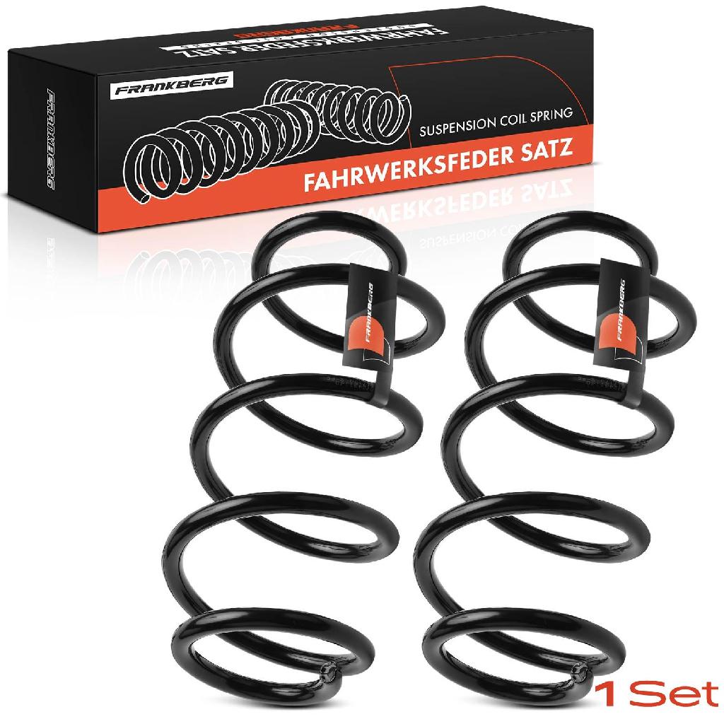 Frankberg 2x Fahrwerksfeder Vorderachse für Audi A3 Cabriolet 8P7 Seat Altea 5P1 2.0L 2004-2015