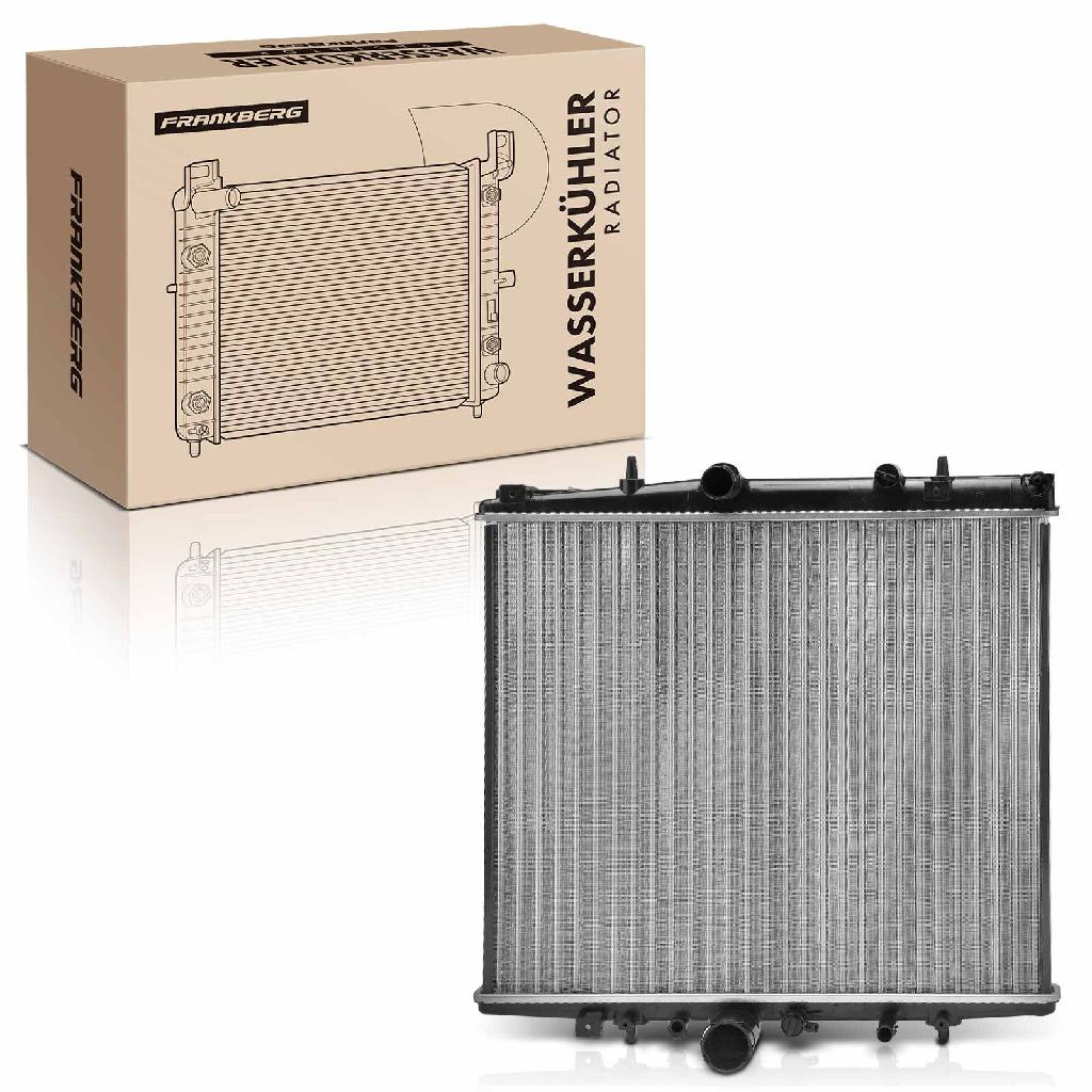 Frankberg 1x Kühler Wasserkühler Motorkühler für Citroën Fiat Lancia Peugeot