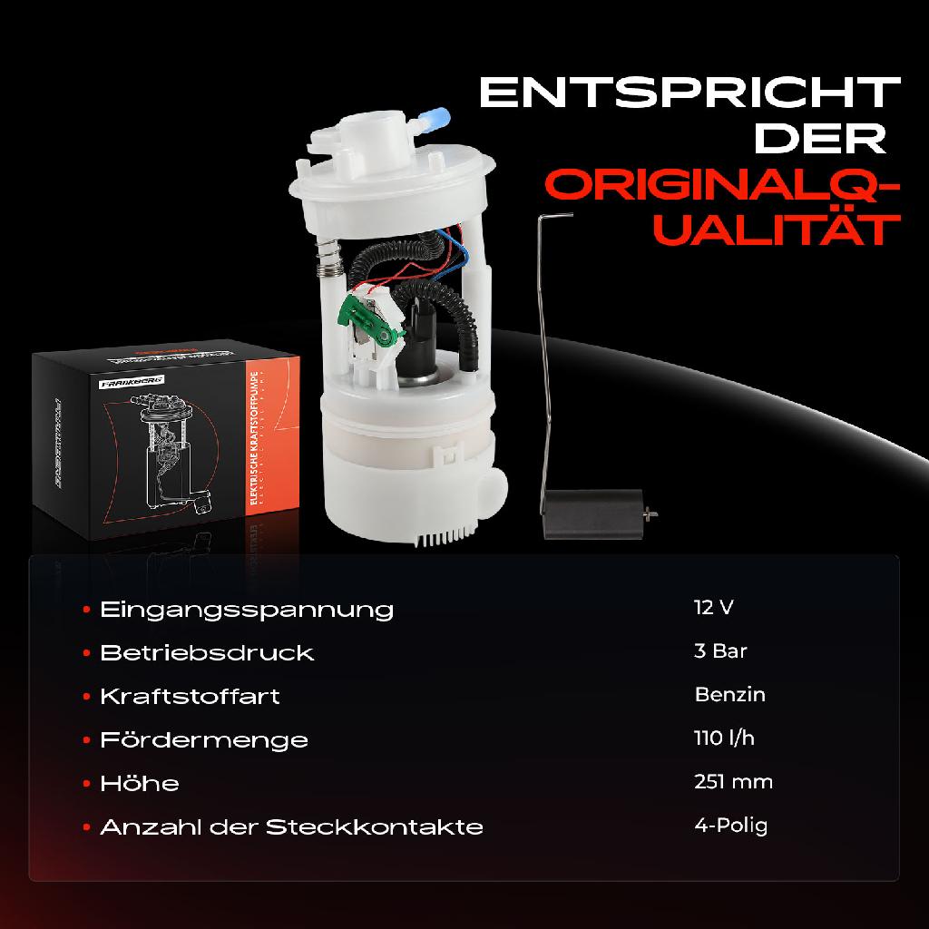 1x Kraftstoffpumpe für Fiat Barchetta Doblo MPV Punto Seicento/600 1.8L 1.6L 1.2L 1.1L 1998-2005