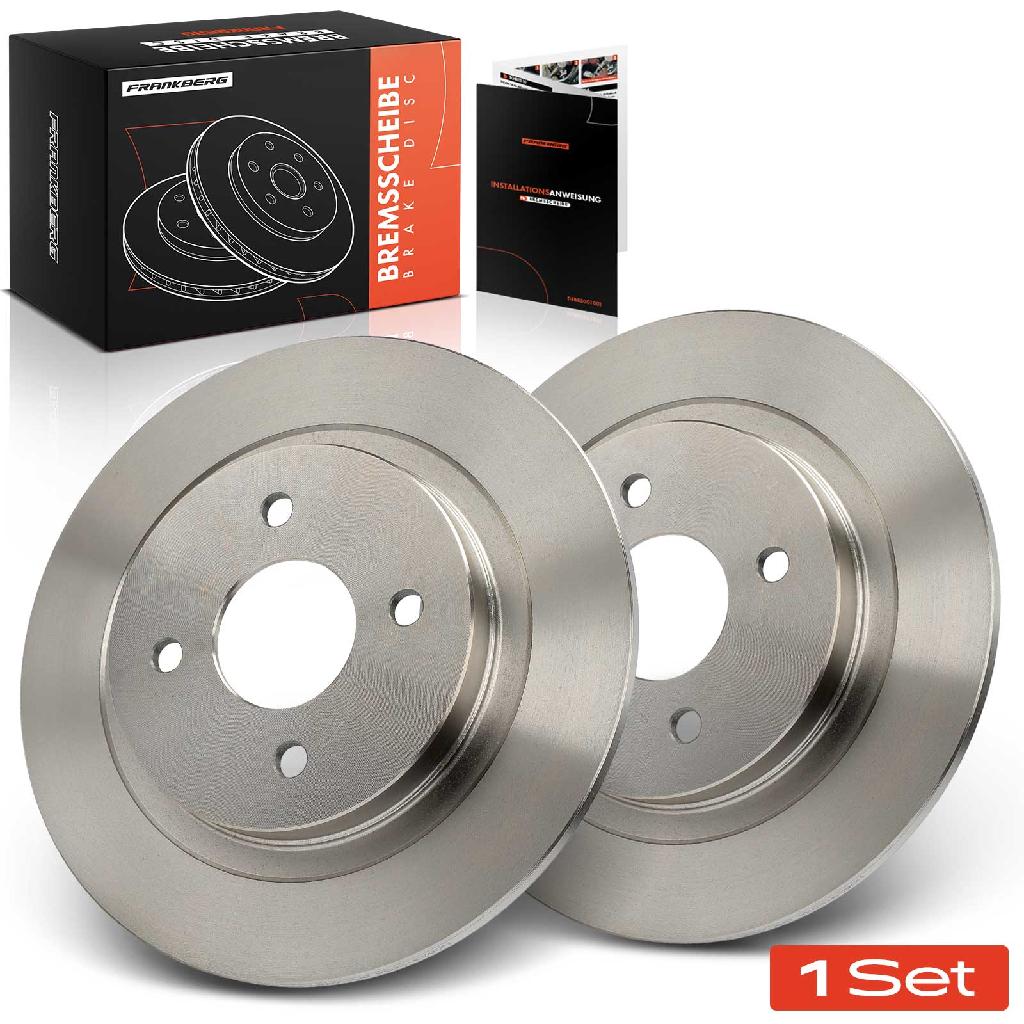 2x Bremsscheiben Hinterachse für Ford Focus Turnier DAW DBW DNW 2.0L 2002-2004