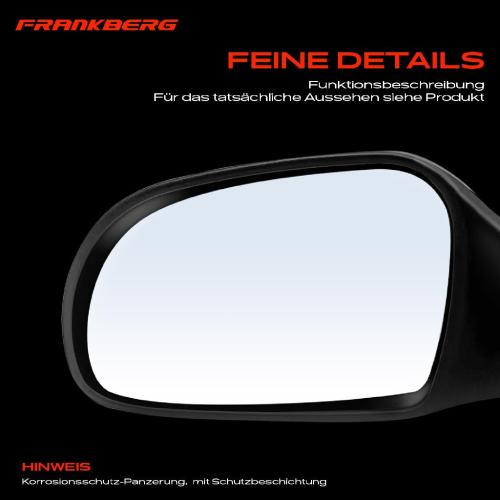 Frankberg 1x Außenspiegel Links für Citroën Saxo S0 S1 1996-2004 Bild Frankberg 1x Außenspiegel Links für Citroën Saxo S0 S1 1996-2004