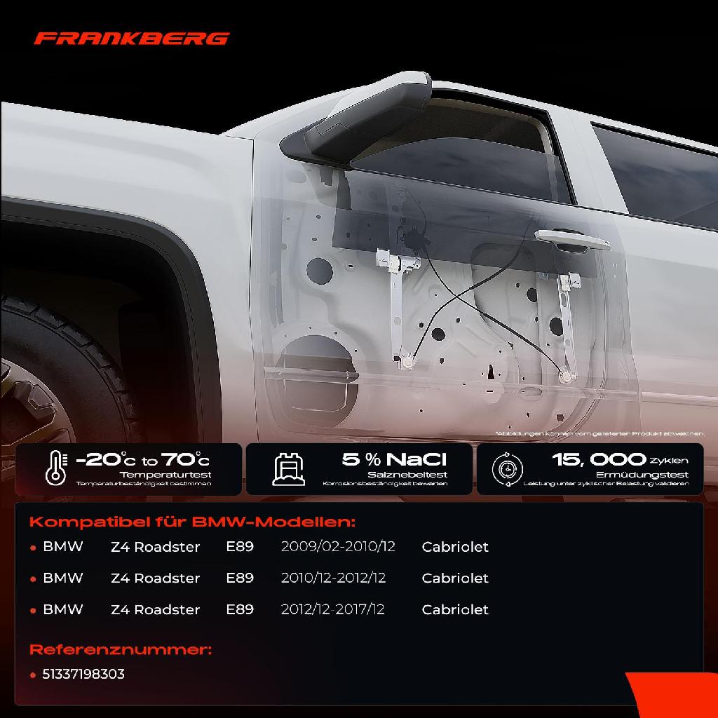 1x Fensterheber Vorne Links für BMW E89 sDrive18i sDrive30i