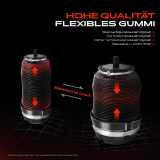 2x Luftfeder Fahrwerk Hinterachse Links Rechts für BMW X5 E70 F15 F85 X6 E71 E72