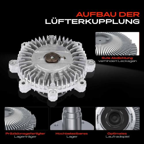 1x Lüfterkupplung Kühlerlüfte für Hyundai Galloper II JK-01 H100 P 2.5L Bild 1x Lüfterkupplung Kühlerlüfte für Hyundai Galloper II JK-01 H100 P 2.5L
