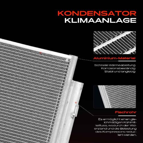 1x Kondensator Klimaanlage für Chevrolet Aveo Schrägheck T300 1.2L 2011-2015 Bild 1x Kondensator Klimaanlage für Chevrolet Aveo Schrägheck T300 1.2L 2011-2015