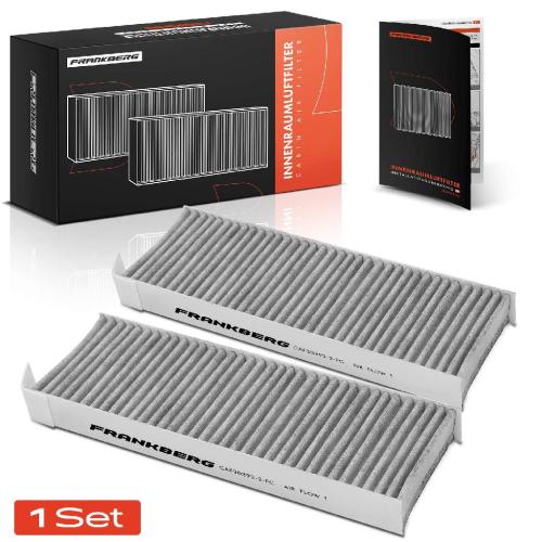 2x Innenraumfilter Aktivkohle für Citroën Berlingo C3 C4 C5 Opel Grandland X Bild 2x Innenraumfilter Aktivkohle für Citroën Berlingo C3 C4 C5 Opel Grandland X