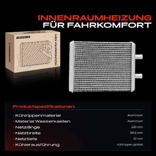1x Wärmetauscher Innenraumheizung für Iveco Daily IV Kasten/Pritsche/Fahrgestell Bild 1x Wärmetauscher Innenraumheizung für Iveco Daily IV Kasten/Pritsche/Fahrgestell