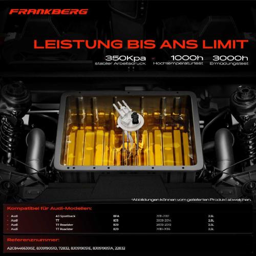 1x Kraftstoffpumpe für Audi A3 Sportback 8PA TT 8J3 TT Roadster 8J9 2.5L 2009-2014 Bild 1x Kraftstoffpumpe für Audi A3 Sportback 8PA TT 8J3 TT Roadster 8J9 2.5L 2009-2014