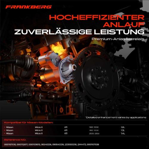 1x Magnetschalter Starter für Nissan Micra II K11 1.0L 1.3L 1992-2003 Bild 1x Magnetschalter Starter für Nissan Micra II K11 1.0L 1.3L 1992-2003