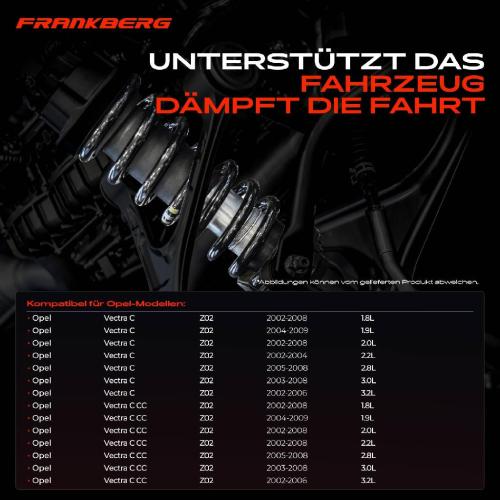 2x Fahrwerksfeder Hinterachse für Opel Vectra C Z02 Vectra C CC 2002-2009 Bild 2x Fahrwerksfeder Hinterachse für Opel Vectra C Z02 Vectra C CC 2002-2009