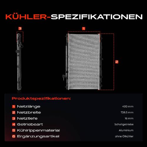 1x Kühler Wasserkühler Motorkühler für Honda CR-V III RE 2.0L 2006-2012 Bild 1x Kühler Wasserkühler Motorkühler für Honda CR-V III RE 2.0L 2006-2012