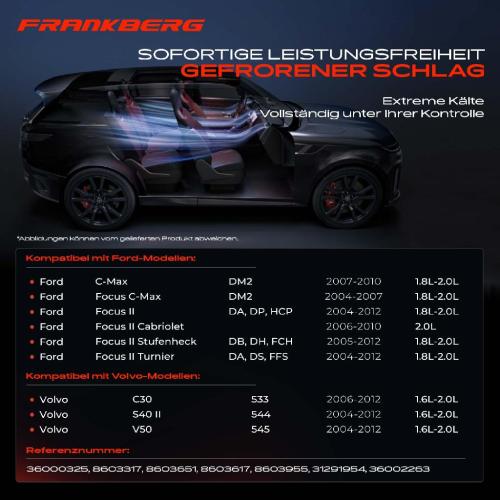 1x Klimakompressor für Ford C-Max DM2 Focus II Volvo C30 S40 II V50 1.6L-2.0L Bild 1x Klimakompressor für Ford C-Max DM2 Focus II Volvo C30 S40 II V50 1.6L-2.0L