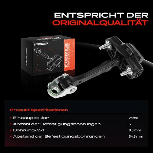 1x Türfeststeller Türfangband Türstopper Vorne für Alfa Romeo Mito 955 0.9L 1.3L 1.4L 1.6L Bild 1x Türfeststeller Türfangband Türstopper Vorne für Alfa Romeo Mito 955 0.9L 1.3L 1.4L 1.6L